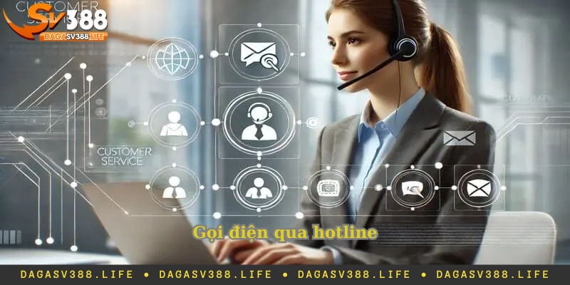 Gọi điện qua hotline